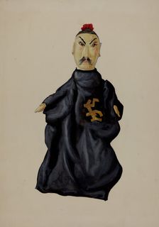Hand Puppet - Chinaman, c. 1936. Creator: Joseph Shapiro