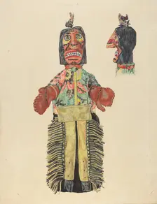 Hand Puppet, c. 1936. Creator: David Ramage