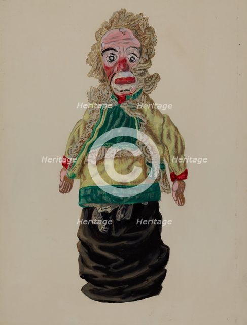 Hand Puppet Judy, c. 1936. Creator: Dorothy Brennan.