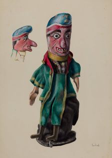 Hand Puppet "Punch", c. 1936. Creator: William Kerby