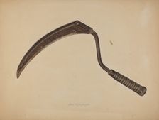 Hand Sickle, 1939. Creator: Lloyd Charles Lemcke