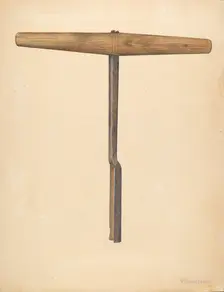 Handmade Auger, c. 1942. Creator: William Frank