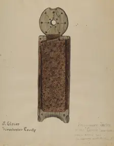 Handmade Grater, 1935/1942. Creator: Joseph Glover