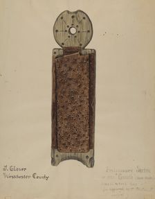 Handmade Grater, 1935/1942. Creator: Joseph Glover
