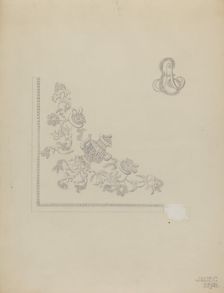 Handmade Embroidery, 1935/1942. Creator: Julie C Brush