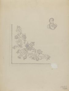 Handmade Embroidery, 1935/1942. Creator: Julie C Brush