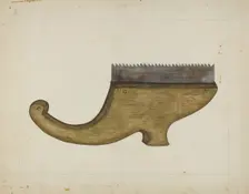 Handmade Saw, c. 1937. Creator: Evelyn Bailey