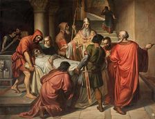 Handover of the body of St. Mark in Alexandria to the Venetians, 1847. Creator: Michael Kovacs