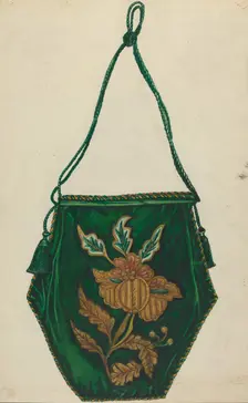 Handbag, 1935/1942. Creator: Florence Earl