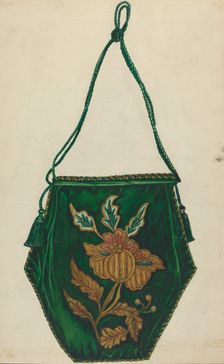 Handbag, 1935/1942. Creator: Florence Earl