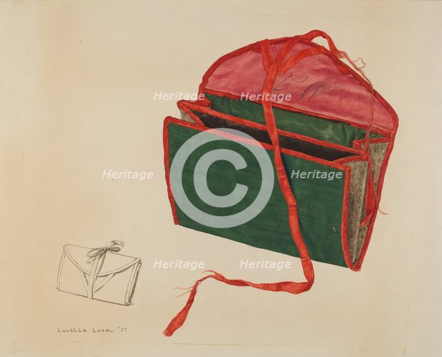 Handbag, 1937. Creator: Louella Long.