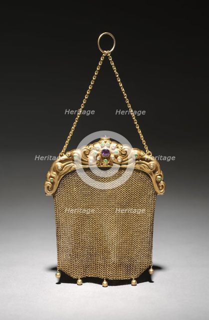 Handbag, c. 1900. Creator: Marcus & Co..