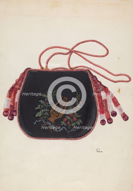 Handbag, c. 1938. Creator: Josephine C. Romano.