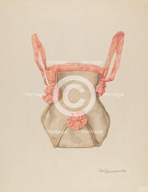 Handbag, c. 1940. Creator: Carl Buergerniss.