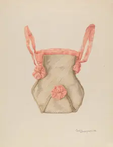 Handbag, c. 1940. Creator: Carl Buergerniss