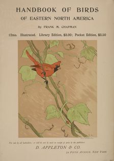 Handbook of birds of eastern north America, c1895. Creator: Unknown