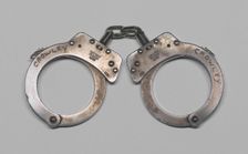 Handcuffs used in the arrest of Henry Louis Gates, Jr., 2000s. Creator: Unknown