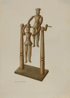 Handcarved Toy, c. 1939. Creator: Betty Jean Davis