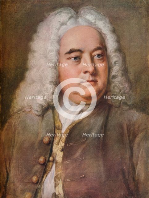 'Handel', c1740, (1920). Creator: William Hoare.