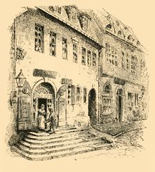 Handel's birthplace, Halle, Saxony 1907. Creator: Unknown