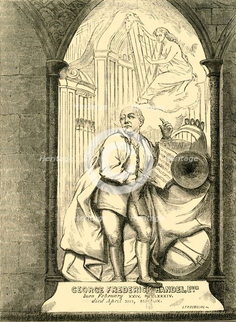 'Handel's Monument', (1881). Creator: Unknown.