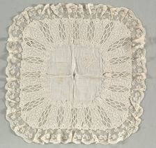 Handkerchief, 1700s. Creator: Unknown