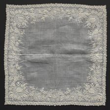 Handkerchief, 1800s. Creator: Unknown