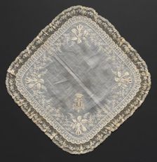 Handkerchief, 1800s. Creator: Unknown