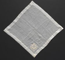 Handkerchief, 1800s. Creator: Unknown