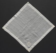 Handkerchief, 1800s. Creator: Unknown