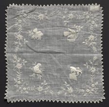 Handkerchief, 1800s. Creator: Unknown