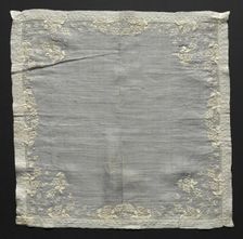 Handkerchief, 1800s. Creator: Unknown