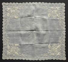 Handkerchief, 1857. Creator: Unknown