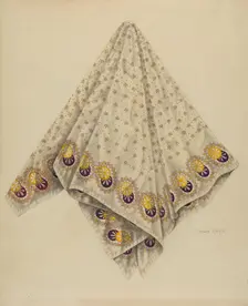 Handkerchief, 1938. Creator: Grace Halpin