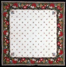 Handkerchief, Mulhouse, c. 1800/15. Creator: Unknown