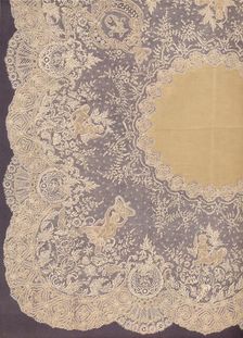 Handkerchief of Brussels Lace 1863. Artist: Robert Dudley