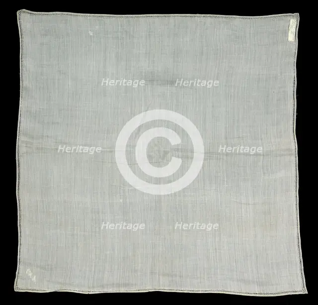 Handkerchief, American, 1825-50. Creator: Unknown.