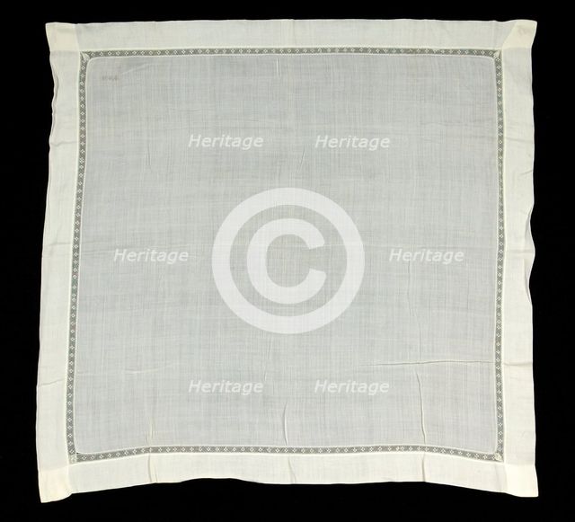 Handkerchief, American, 1825-50. Creator: Unknown.