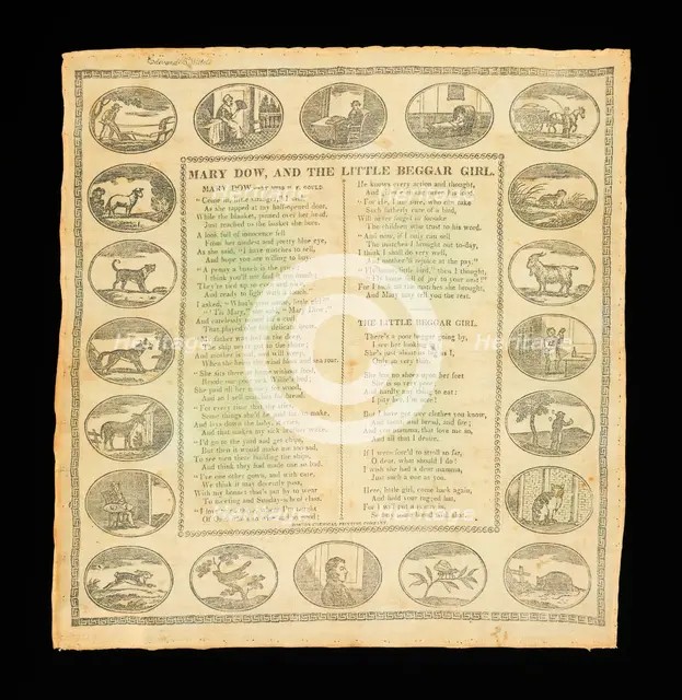 Handkerchief, American, 1830-35. Creator: Boston Chemical Printing Company.