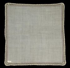Handkerchief, American, 1840-60. Creator: Unknown