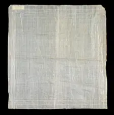 Handkerchief, American, 1840-60. Creator: Unknown