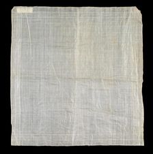 Handkerchief, American, 1840-60. Creator: Unknown
