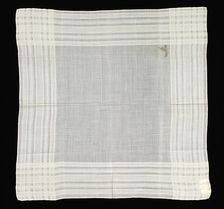 Handkerchief, American, 1840-60. Creator: Unknown