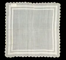 Handkerchief, American, 1840-60. Creator: Unknown