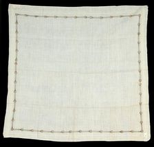 Handkerchief, American, 1860-70. Creator: Unknown
