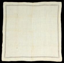 Handkerchief, American, 1860-70. Creator: Unknown