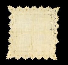 Handkerchief, American, 1870-90. Creator: Unknown
