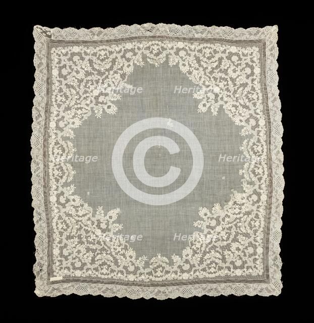 Handkerchief, American, ca. 1820. Creator: Catherine Hubert.