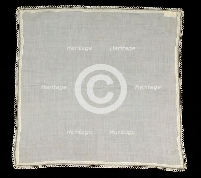 Handkerchief, American, first quarter 19th century. Creator: Unknown.