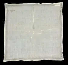 Handkerchief, American, third quarter 19th century. Creator: Unknown